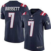 Nike Men & Women & Youth Patriots 7 Jacoby Brissett Navy Blue Color Rush Limited Jersey,baseball caps,new era cap wholesale,wholesale hats